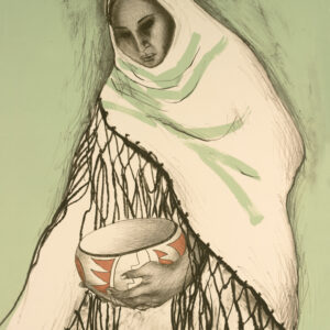 Lady with Green Shawl