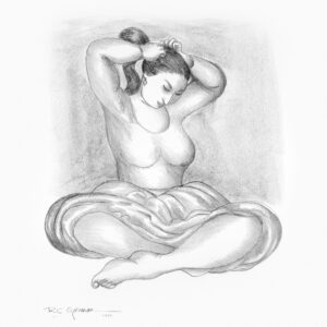 Woman Combing Hair St II