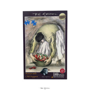 Woman with Chili Peppers: Puzzle