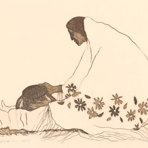 Woman with Flowered Shawl