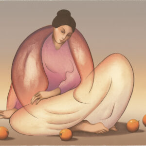 Woman with Oranges