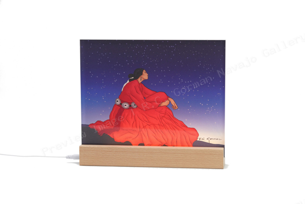 Navajo Velvet: Lighted Acrylic Tile