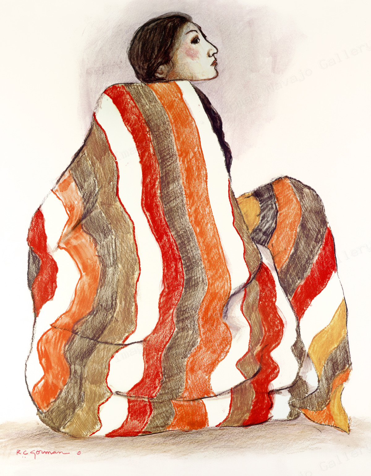 Striped Blanket: Poster