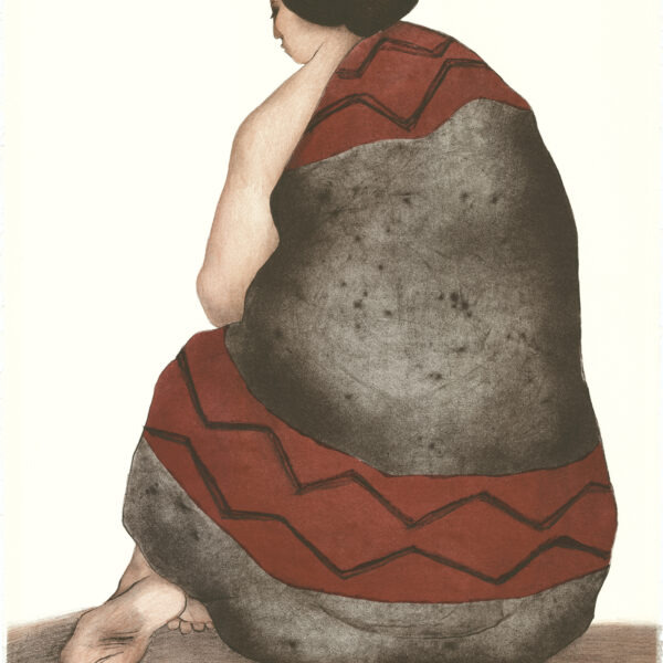 Woman with Manta
