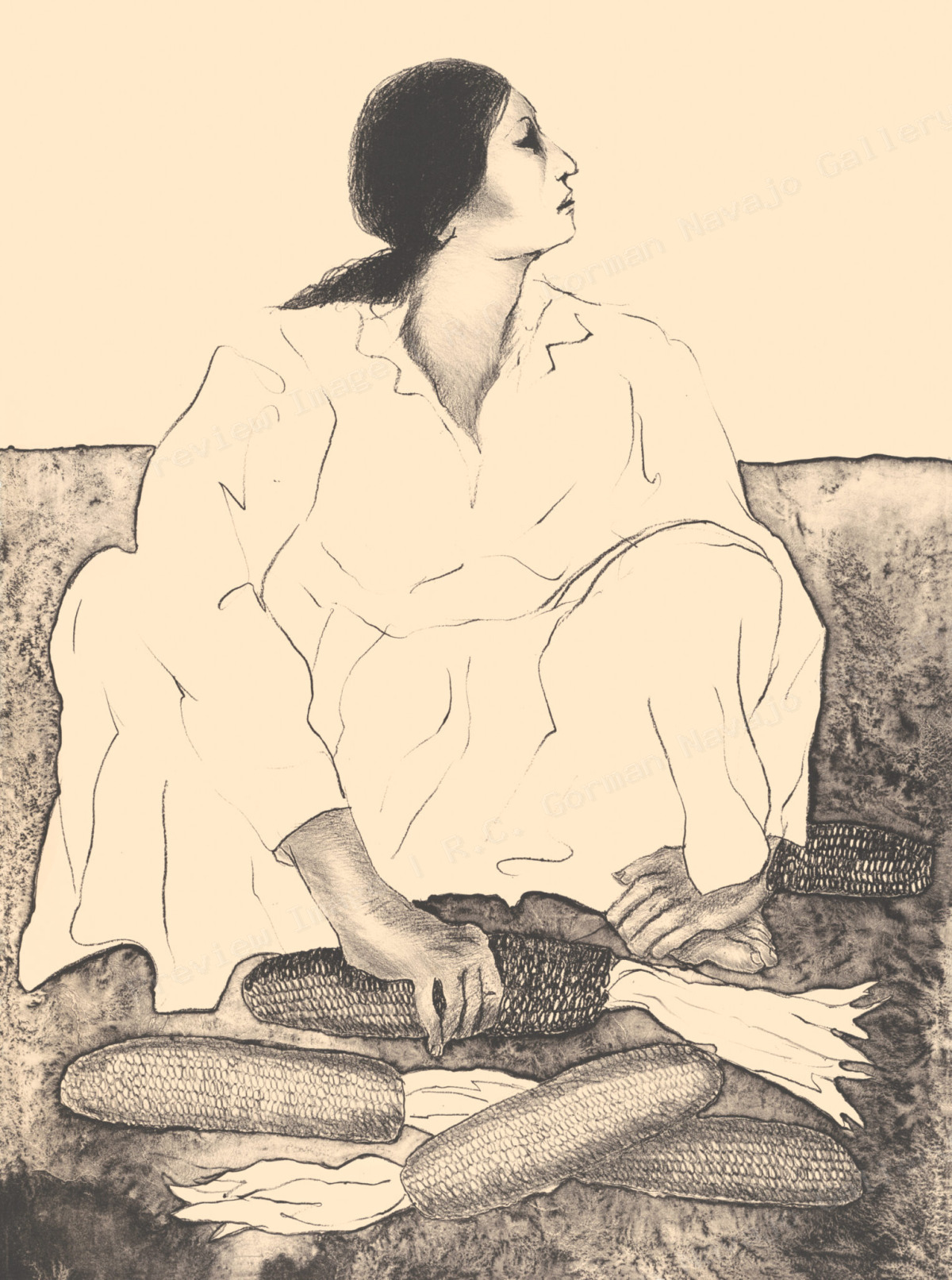 Corn Mother (Homage to Navajo Women Suite)