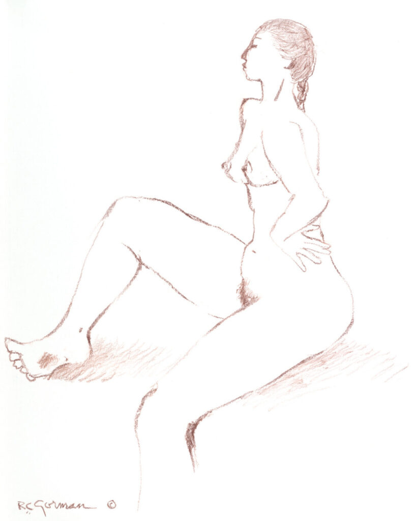 Woman with Braids