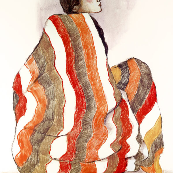 Striped Blanket: Poster