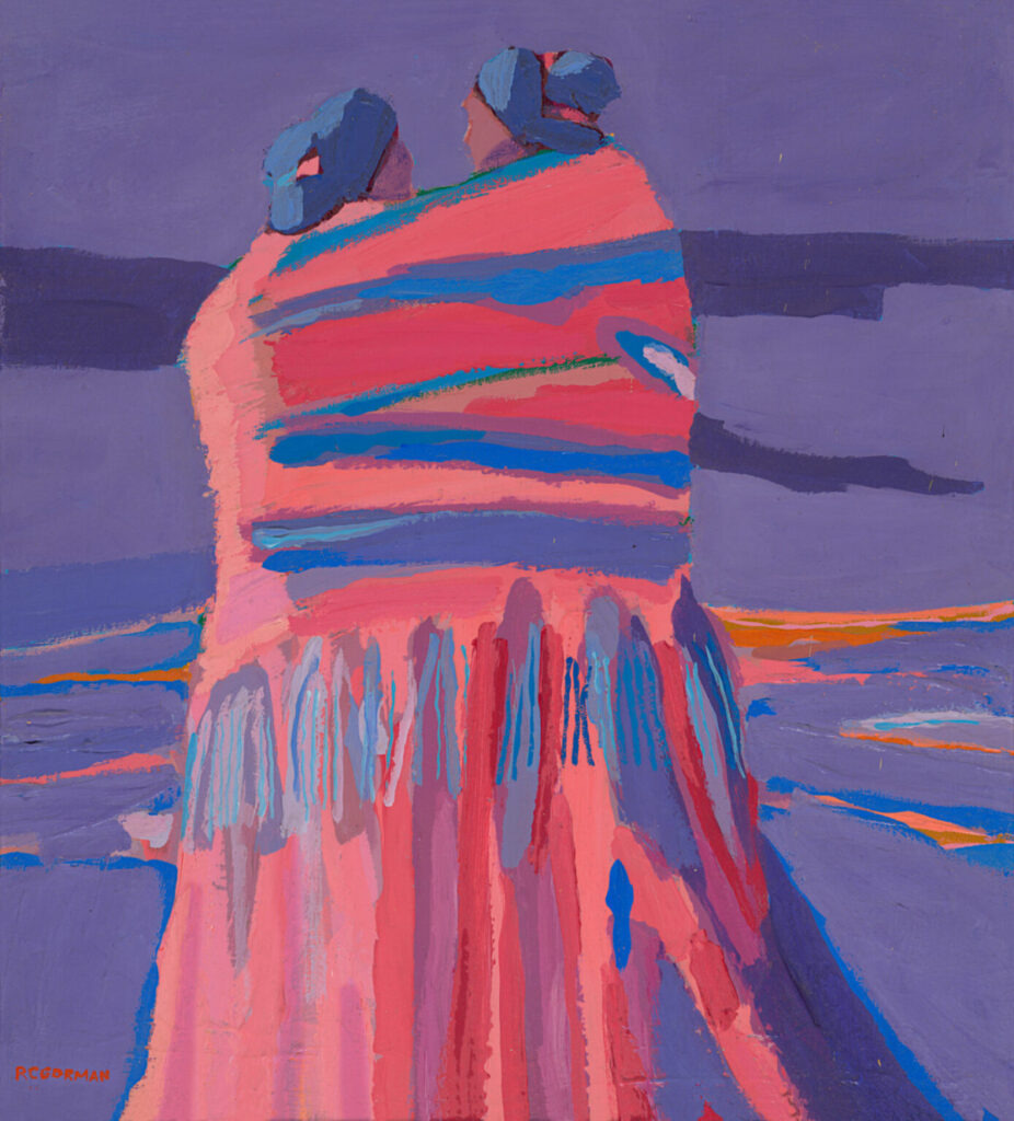 Two Navajo Maidens at Sunset