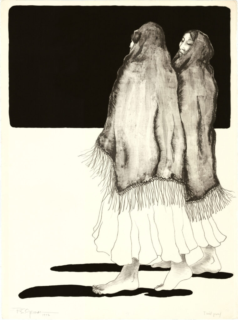 Walking Women (Homage to Navajo Women Suite)