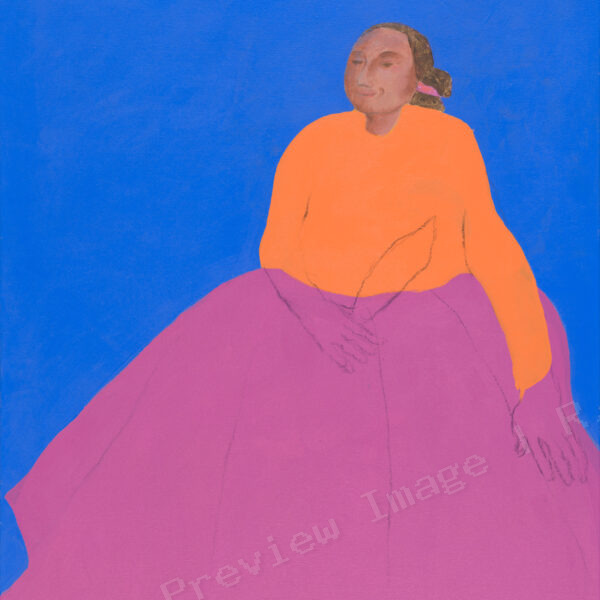 Woman with Feather