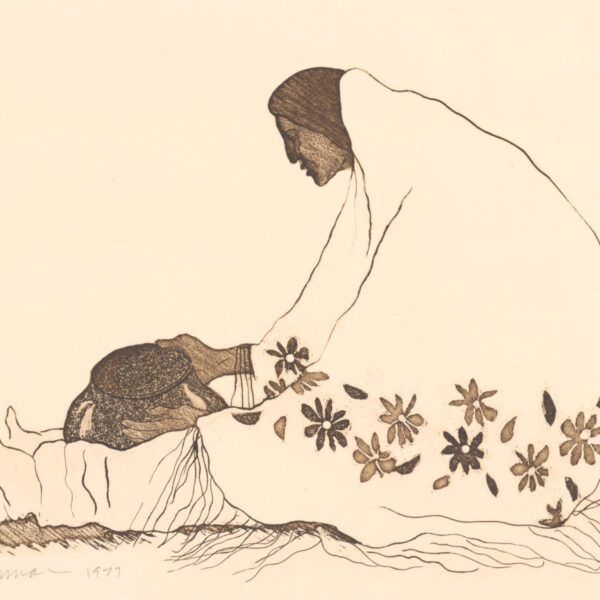 Woman with Flowered Shawl