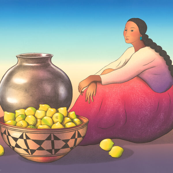 Woman with Lemons
