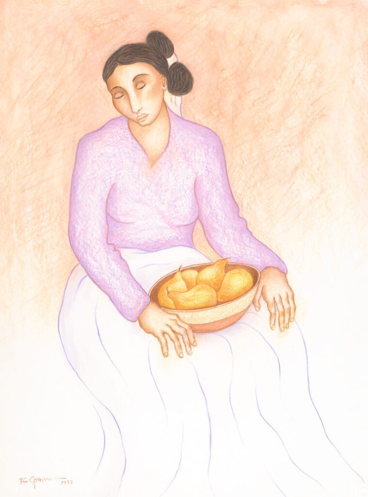 Woman with Pears