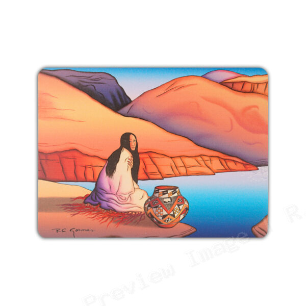 Canyon Woman: Artist Placard Tiles