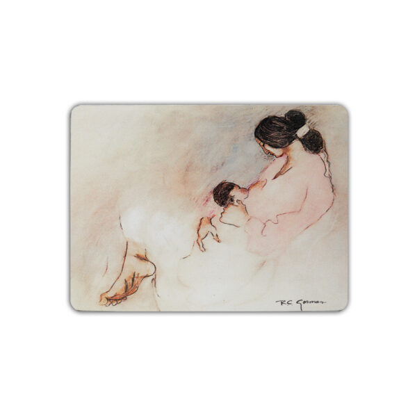 Laila with Child: Artist Placard Tiles