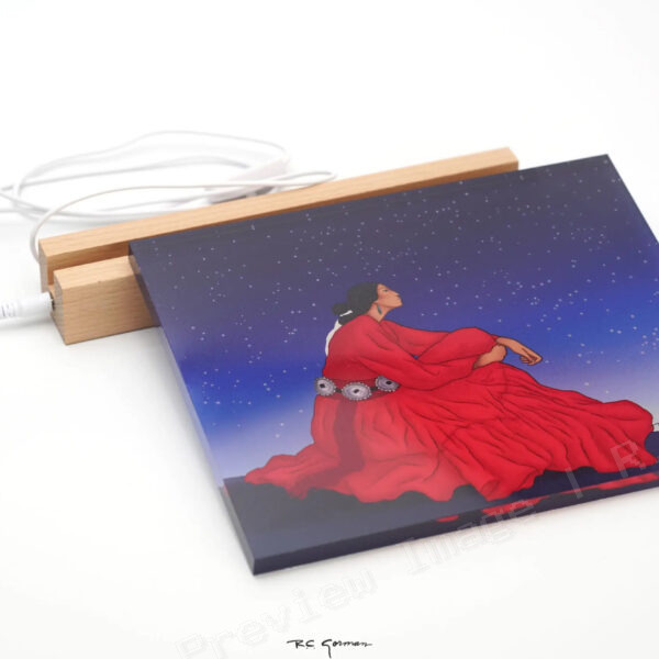 Navajo Velvet: Lighted Acrylic Tile - Image 2