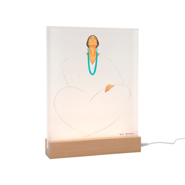 Proud Lady: Lighted Acrylic Tile